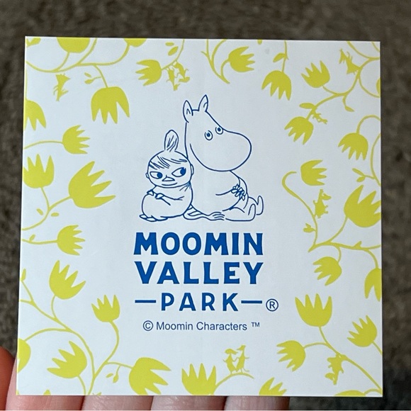 Moomin Valley Park Theme Park Green Floral Sticker Japan Exclusive Moomintroll - Picture 3 of 4